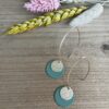 Ellips oorhanger met duo schijfje - Afbeelding 2
