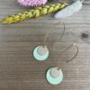 Ellips oorhanger met duo schijfje - Afbeelding 3
